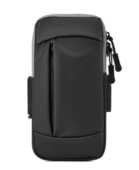 Convenient double zip sports arm bag
