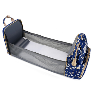Convertible with Folding Bed Diaper Bag
