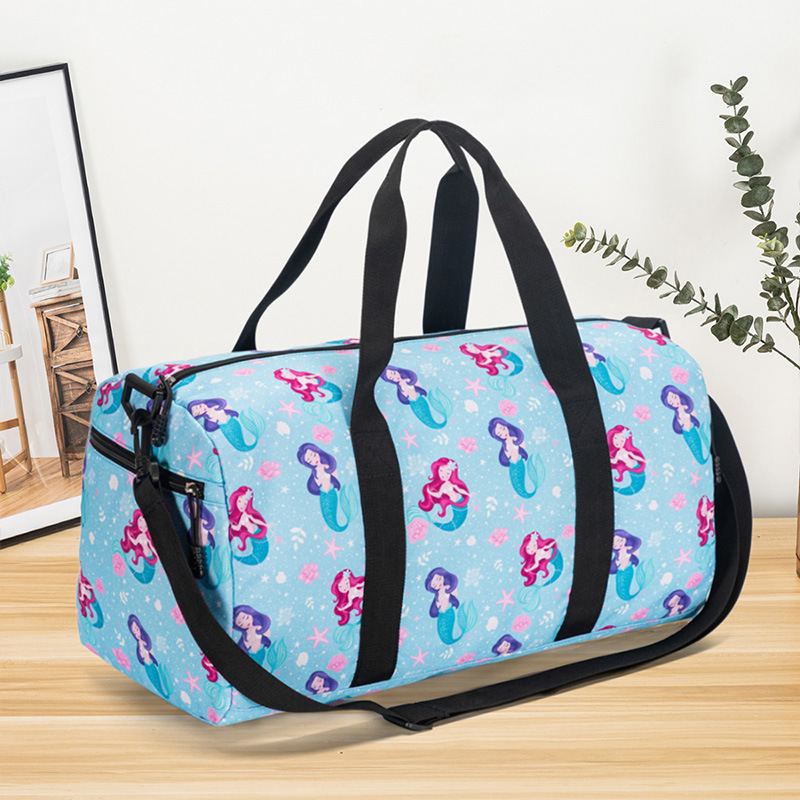 Simple Cartoon Printed Travel Bag